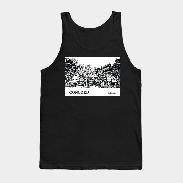 Concord California Tank Top by Lakeric